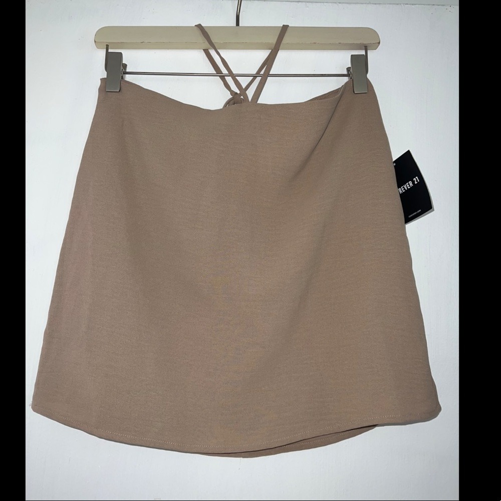 Forever 21 Taupe Mini Skirt